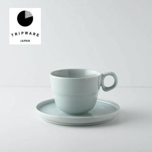 TRIP WARE 水釉 ヨシタ手工業デザイン室 コーヒーカップ＆ソーサー130