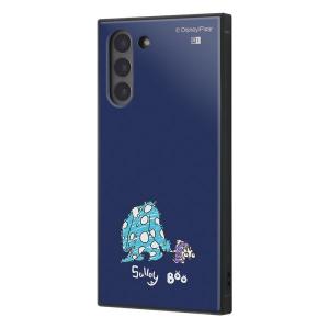 イングレム Galaxy S21 5G用  耐衝撃ハイブリッドケース KAKU IQ-DGS21K3TB/ MI8
