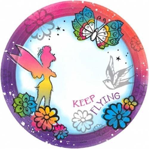 ティンカーベル ペーパープレートS 10998k『紙皿 誕生会 パーティー キャラクター 』