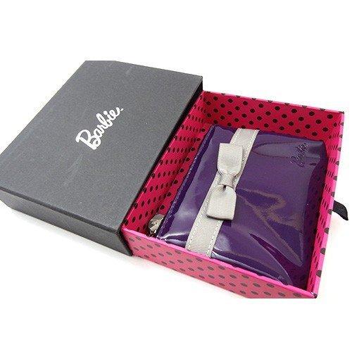 バービー ミニポーチ パープル リボン BOX付き 11816 Barbie 名刺入れ ポーチ ケー...