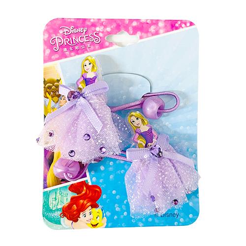 ディズニープリンセス ドレス 2P ヘアゴム ( ラプンツェル クリア ) 13738a ゴム ヘア...
