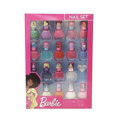 バービー 18pcs ネイル セット 14106 マニキュア Barbie キッズ コスメ かわいい...