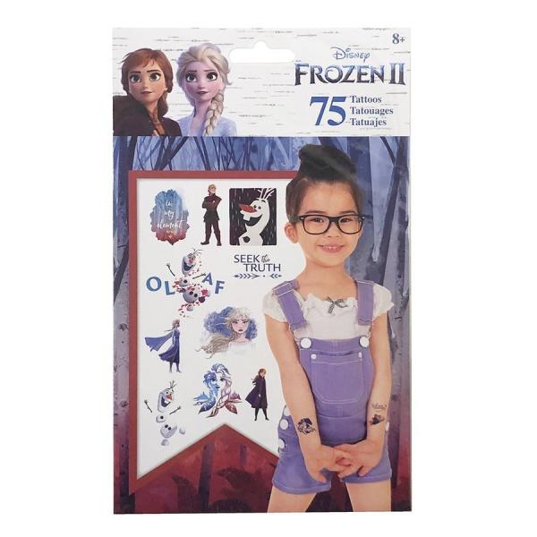 アナと雪の女王2 タトゥーシール 75ピース 14402 アナ雪 ディズニー TATOO タトゥー ...