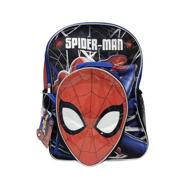 スパイダーマン キッズ ランチバッグ付き リュックサック 14421 ダイカット マーベル 14L ...