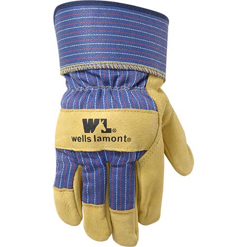 Wells Lamont ヘビーデューティーワークグローブ M 14820 豚革 作業用手袋 Com...