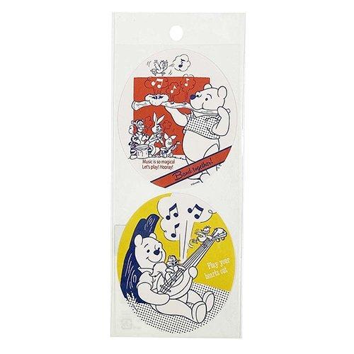 プーさん シール オーバル 14898 レトロ Pooh プーさん ラッピングシール ごほうびシール...