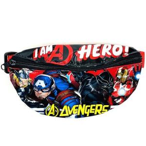 アベンジャーズ キッズ用 ウエストポーチ  15288 バッグ ボディバッグ こども 男の子 かっこいい ヒーロー マーベル MVNG8011