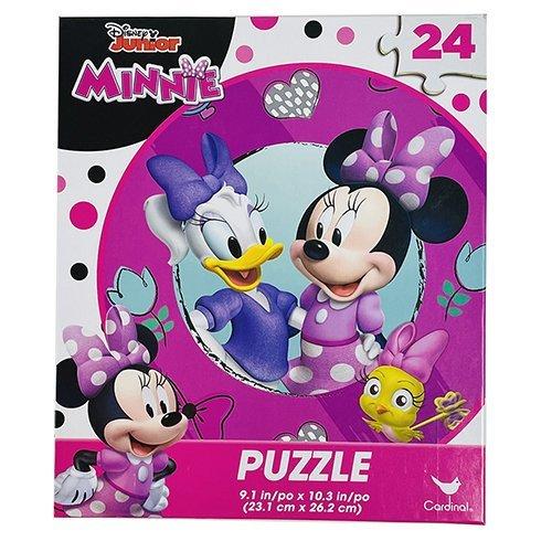 ミニー パズル 24ピース ( 縦図案/ミニー＆デイジー) 15371b ジグソーパズル 易しい お...