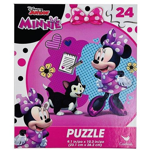 ミニー パズル 24ピース ( 横図案/ミニー＆キャット) 15371c ジグソーパズル 易しい お...