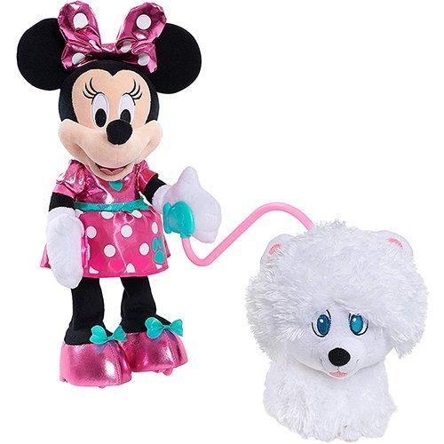 ミニー おもちゃ 犬のお散歩 15372 ハッピーヘルパー ドッグ 犬 スノウパフ お散歩 歌う 音...