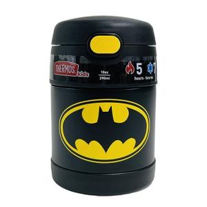 サーモス 保冷 保温 フードジャー ( バットマン ) 15666 お弁当 ランチ グッズ ジャー スープジャー スプーン付き 290ml BATMAN ステンレス 輸入｜pretzel