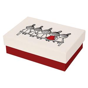 ムーミン ギフトボックス S  MB237 15909 箱 ボックス 小箱 ラッピング グッズ ミィ 赤 白 レッド ホワイト