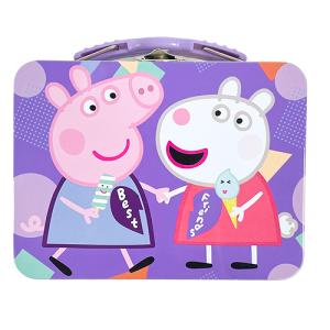 ミッキー ＆ ミニー スクエア キャニスター ブリキ 缶 ( レッド