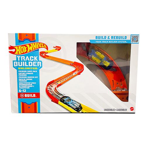 ホットウィールズ トラックビルダー ( カーブ ) 16148 おもちゃ 車 ミニカー トンネル 組...