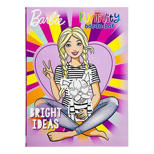 バービー ぬりえ DOT・TO・DOT (1人) 16163a Barbie ぬり絵 点結び 英語 ...