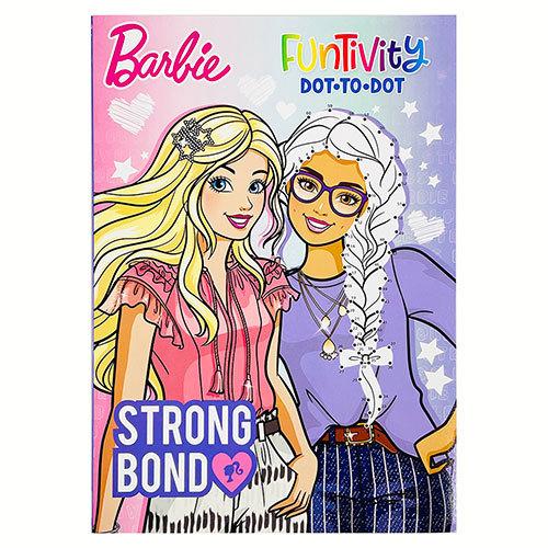 バービー ぬりえ DOT・TO・DOT (2人) 16163b Barbie ぬり絵 点結び 英語 ...