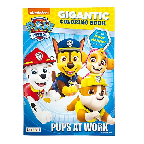 パウパトロール ぬりえ カラーリングブック GIGANTIC ( PUPS AT WORK ) 16...