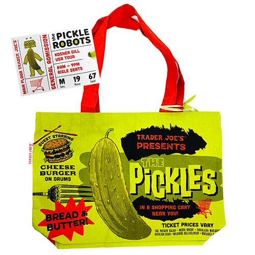 トレーダージョーズ トート エコバッグ ( ピクルス ) 16730 トレジョ バッグ コットン 布...