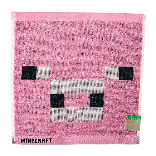 マインクラフト ミニタオル ( ブタ ) 16828 マイクラ ハンドタオル 手拭き Minecra...