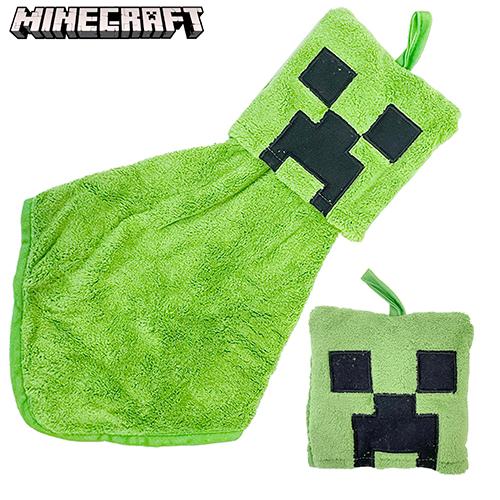 マインクラフト ループタオル ( クリーパー ) 16883 マイクラ グッズ 手拭き 吸水 キャラ...