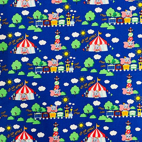 生地 綿100％ ( ダンボ サーカス ) 【50cm以上10cm単位】 16916 布 ディズニー...