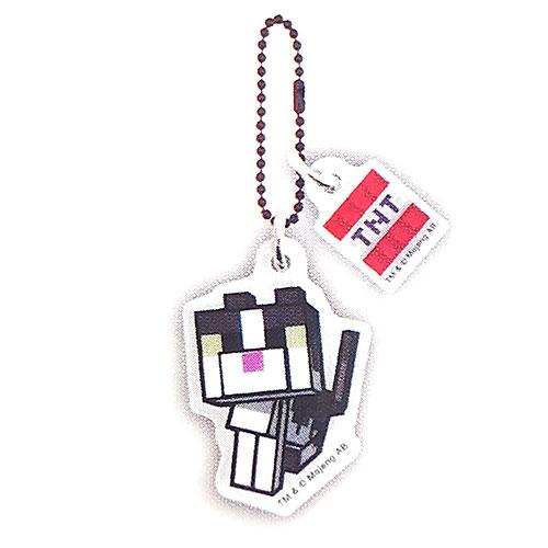 マインクラフト アクリルボールチェーンB ( 赤ちゃんネコ ) 17019 マイクラ グッズ キーホ...