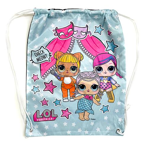 L.O.L SURPRISE！ 18インチ ナップザック ( 水色 ) 17054a バッグ かばん...