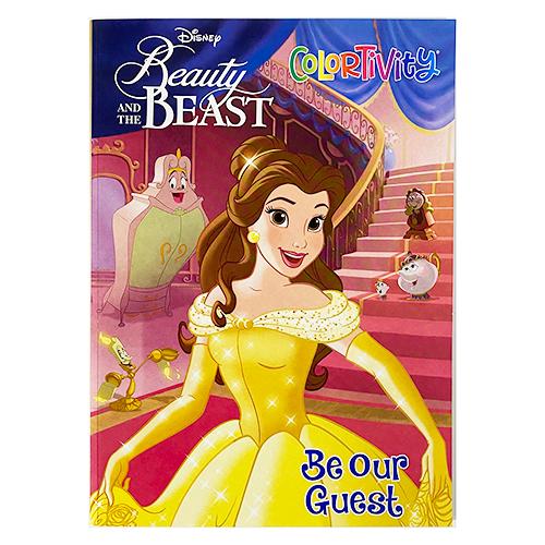 美女と野獣 ぬりえ ( Be our Guest ) 17337a ぬり絵 カラーリングブック おも...