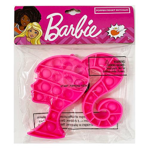 バービー プッシュ ポップ キーチェーン ( 濃ピンク ) 17352a Barbie おもちゃ プ...