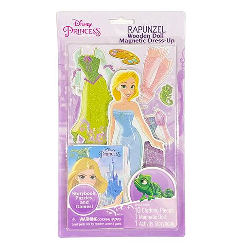 ラプンツェル 木製 マグネット 着せ替え セット 17578 ディズニー プリンセス おもちゃ きせ...