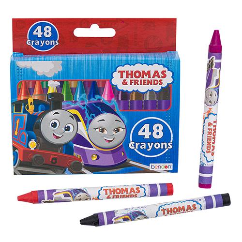 きかんしゃトーマス クレヨン 48色入り 17581 くれよん 文具 文房具 塗り絵 ぬりえ お絵か...