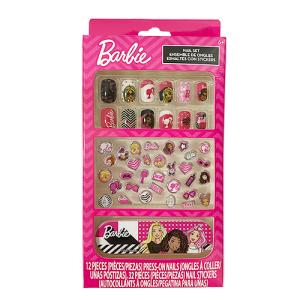 Barbie ネイルチップ ネイルシール セット 17807 バービー グッズ おもちゃ ネイル ネイルグッズ つけ爪 つけづめ 接着剤付き USA 輸入品 インポート｜pretzel
