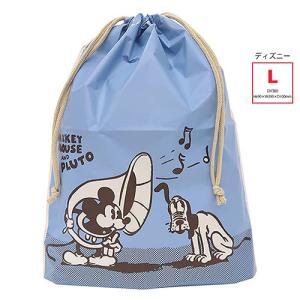 ディズニー ビニールショッパー DV380 (L ミッキー & プルート ライト