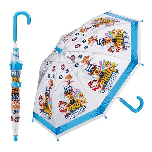 パウパトロール 傘 雨具 キッズ ビニール傘 40cm ( 23 ) 17942 手開き 安全 雨傘...