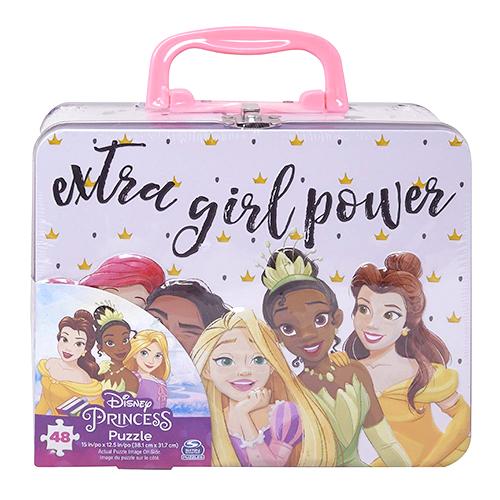 ディズニープリンセス 缶ボックス入り 48ピース パズル 18230 おもちゃ ジグソーパズル 缶入...