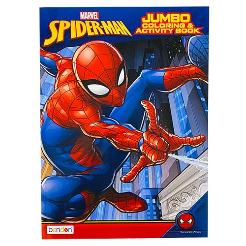 スパイダーマン ぬりえ 18236 ぬり絵 塗り絵 迷路 カラーリングブック アクティビティーブック...