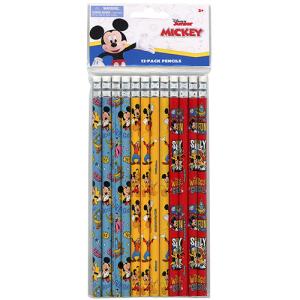 ディズニープリンセス ロケット 鉛筆 消しゴム付き 3本入り yts0822