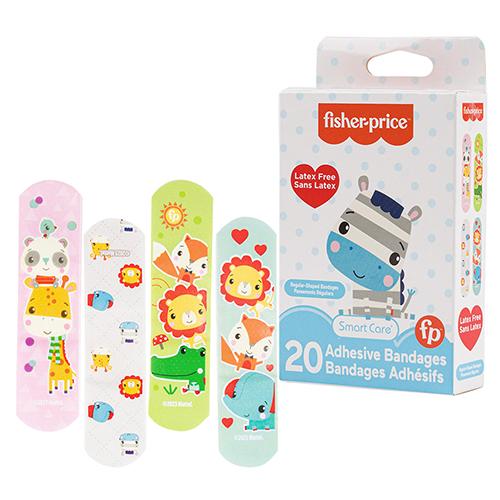 フィッシャープライス 絆創膏 20枚入り 18394 Fisher Price ばんそうこう 動物 ...