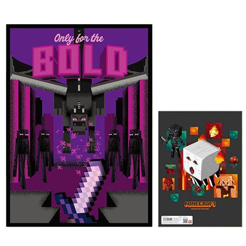 マインクラフト ノート B5 ( ブラック ) 18619 マイクラ 罫線 横罫 横書き ノート 文...