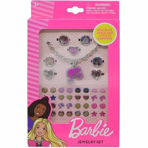バービー ジュエリーセット 18900 Barbie アクセサリー キッズ ピアス シール イヤリン...