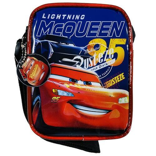 カーズ スクエア ミニ ショルダーバッグ ( 背景 紺色 ) 19019 ピクサー ライトニング マ...