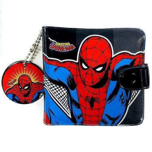 スパイダーマン ビニール 財布 ( 後ろブラック ) 19021 マーベル MARVEL Disne...