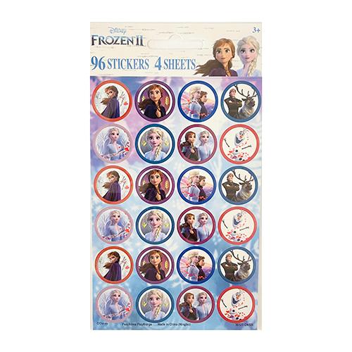 アナと雪の女王 2 丸ステッカー 丸型 シール 4シート 96個入り 19115 シール ステッカー...