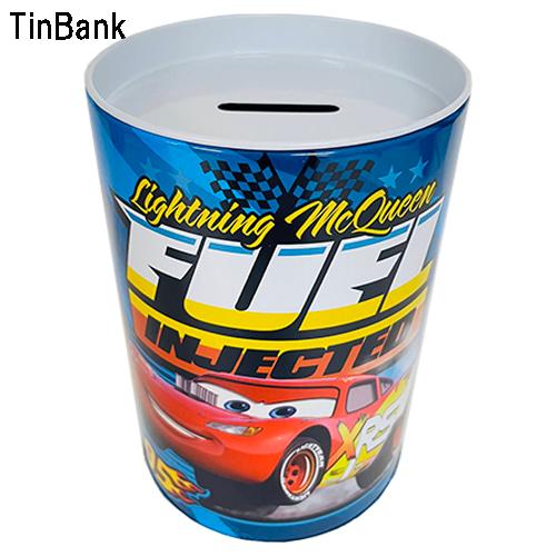 カーズ 缶 貯金箱 ( ブルー ) 19291b CARS ちょきんばこ バンク ディズニー ピクサ...
