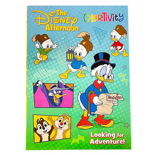 ディズニー ダックテイルズ 64ページ ぬりえ ( 表紙グリーン ) 19301a キャラクター ド...