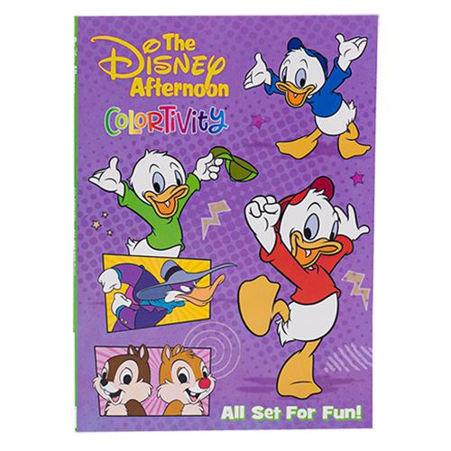 ディズニー ダックテイルズ 64ページ ぬりえ ( 表紙パープル ) 19301b キャラクター ド...