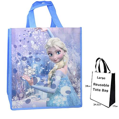 アナと雪の女王 エルサ ショッパー バッグ L 19306 トート トートバッグ ショッパー エコバ...