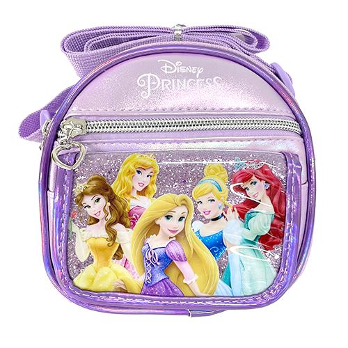 ディズニープリンセス おにぎり ショルダーバッグ ( 仲良く5プリ ) 19543 パープル ポシェ...