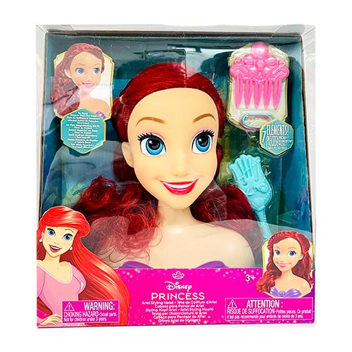 ディズニープリンセス スタイリングヘッド アリエル ( 87046 ) 19630 おもちゃ 人形 ...