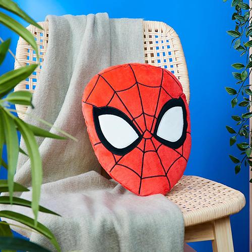 スパイダーマン フェイス クッション 19647 インテリア ミニクッション 抱き枕 トラベルピロー...